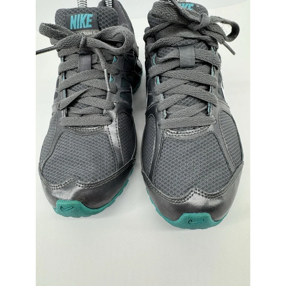 Nike Reax Run 6 Gray Teal Womens Running Sneakers Shoes Size 6.5 Athletic Y2K